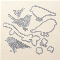 Wobble Cards with Bird Of A Feather - Frenchie Stamps