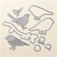 Wobble Cards with Bird Of A Feather - Frenchie Stamps