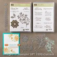 Beautiful Wedding Card with a Flourish! - Stampin' Pretty