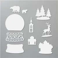 Snow Globe Shaker Gift Card Holder designs