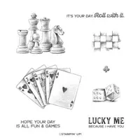 Straight Flush Card stamp set