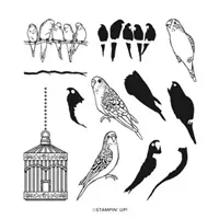 Elegant birds - My Cute Stamps., Loving this bird cage and …