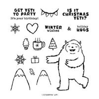 Yeti Christmas Digistamp/SVG