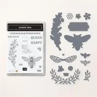 Queen Bee Stamp Set - A4 Size - Moody Mare Design – Jacatata